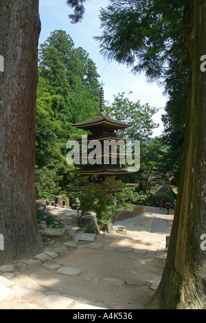 La pagode de cinq étages du temple Muroji Womans dans la préfecture de Mie au Japon Asie Banque D'Images