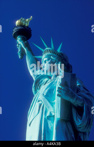 Statue de la liberté à Liberty Island New York City Banque D'Images