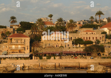 La vieille ville de Byblos, Liban Banque D'Images