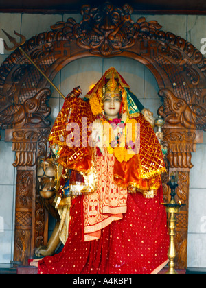 Ganga Talao Grand Bassin Maurice Durga dans Hindu Temple Banque D'Images