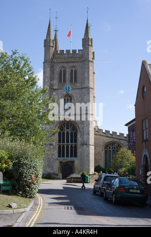 L''Église Saint-Nicolas à Newbury. Banque D'Images