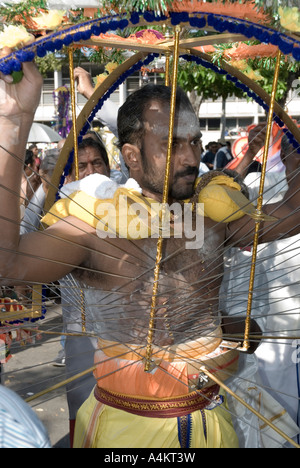 Les Indiens de Malaisie célèbrent Thaipusam à Georgetown Penang Banque D'Images