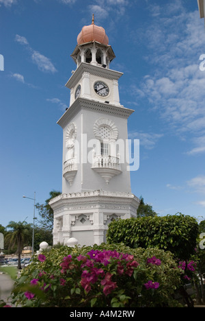 Le Queen Victoria Jubilee Memorial Clocktower à Georgetown Penang, Malaisie Banque D'Images