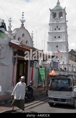 La mosquée Kampung Kling sur Jalan Tokong dans Chinatown Melaka Banque D'Images