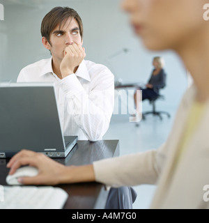 Businesspeople in office Banque D'Images