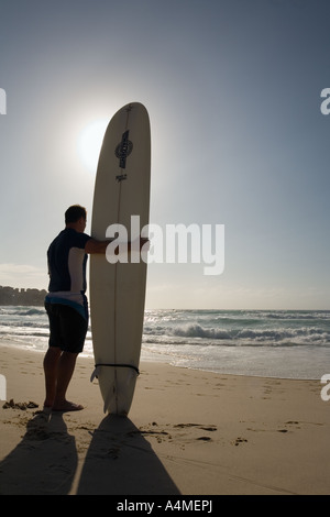La plage de Bondi surf, Sydney, Nouvelle Galles du Sud EN AUSTRALIE Banque D'Images