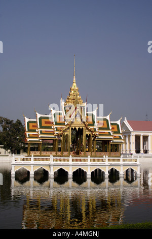 Phra Thinang Aisawan Thiphya-Art, Bang Pa-In, Thaïlande Banque D'Images