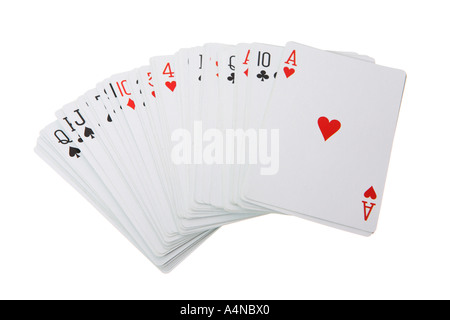 Jeu de cartes Banque D'Images