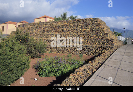Le Parc Ethnographique Güimar pyramides en Tenerife Espagne Banque D'Images