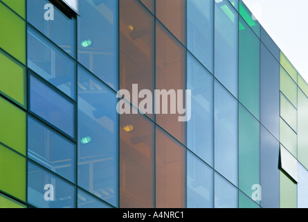 Will Alsop Jan 1444 Peckham Southwark London Public Library UK. Façade arrière. Banque D'Images