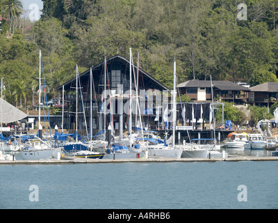 Yacht club marina kuah langkawi Malaisie Banque D'Images