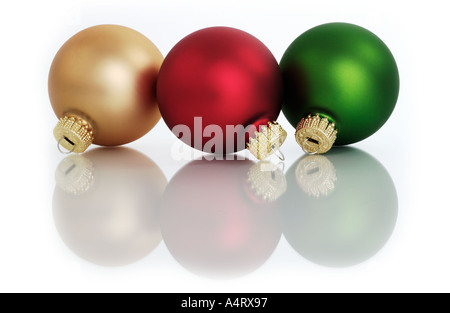 Ornements de Noël Banque D'Images