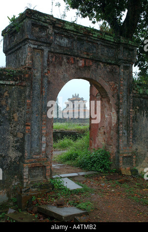 La Cité pourpre interdite Citadelle Hue Vietnam Central South East Asia 1804 L'Empereur Gia Long Banque D'Images