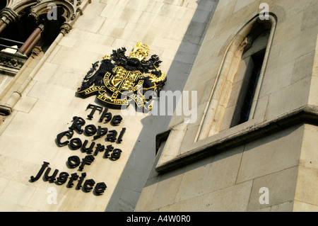 Haute Cour de Justice, London, England, UK Banque D'Images