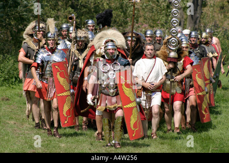 Soldats romains : la garde de la rue Ermine Banque D'Images