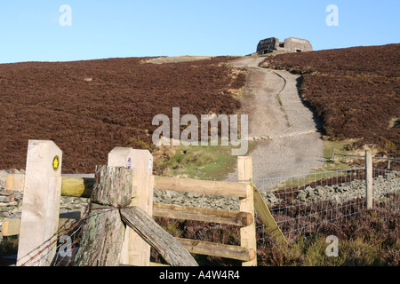 La tour du Jubilé à Moel Famau sommet, Denbighshire Banque D'Images