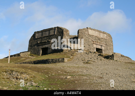 La tour du Jubilé à Moel Famau sommet, Denbighshire Banque D'Images