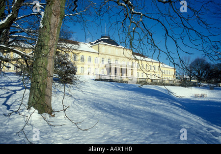 Château de Hohenheim en hiver Baden Wuerttemberg Stuttgart Allemagne Banque D'Images