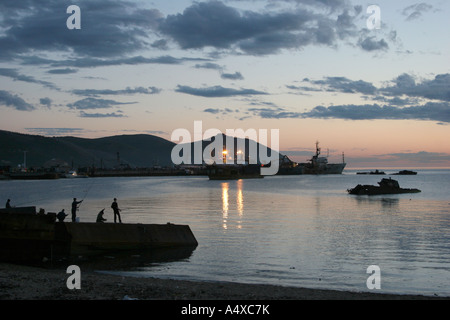 Magadan, mer d'Okhotsk, la Sibérie orientale, Russie Banque D'Images