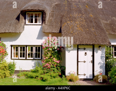 Chaumière à Dalham Suffolk en Angleterre Banque D'Images