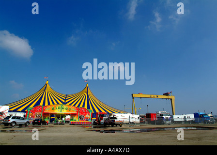 American Circus Belfast Banque D'Images