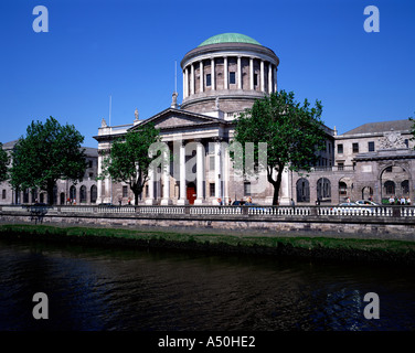 Les quatre Cours de justice de Dublin Irlande Banque D'Images