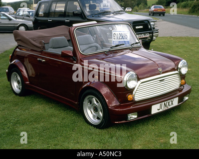 Classic style Cabriolet Rover Mini à partir de 1990 environ Banque D'Images