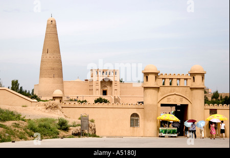 Minaret Emin Turpan Xinjiang Province Chine Banque D'Images