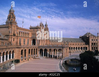 Plaza de España, Séville, Espagne Banque D'Images