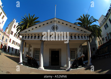 Couvent salle de garde, rue principale de gibraltar la roche Banque D'Images