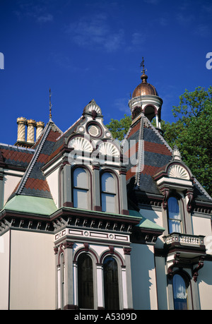 Batchellar Mansion Inn, Saratoga Springs, New York, USA Banque D'Images