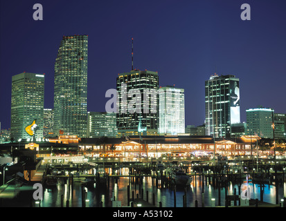 Ville & marché Bayside, Miami, Floride, USA Banque D'Images