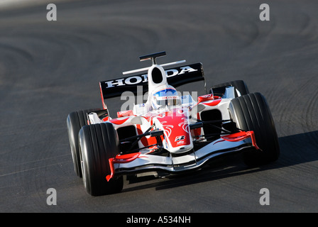 Anthony Davidson (UK), dans les Super Aguri SA07 lors des essais de Formule 1 sessions en février 2007 Banque D'Images