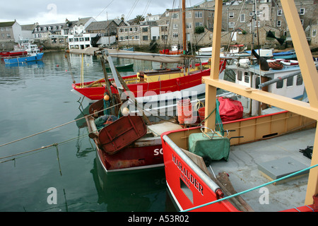 Hughtown Harbour St Marys Isles of Scilly Banque D'Images