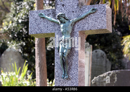 Jésus Christ en croix Banque D'Images