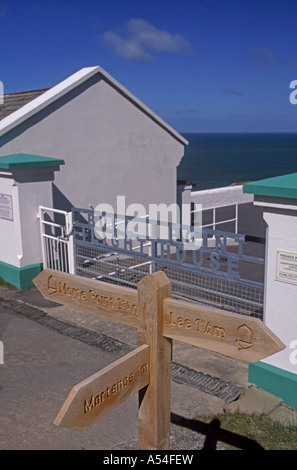 Bull Point Lighthouse, Mortehoe. Pays de l'Ouest. Devon. XPL 4769-447 Banque D'Images
