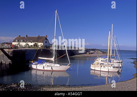 Porlock Bay situé entre Minehead et Combe Martin Somerset. XPL 4740-444 Banque D'Images