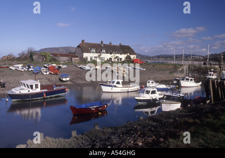 Porlock Bay situé entre Minehead et Somerset Combe Martin Banque D'Images