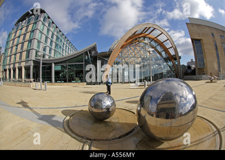 Galeries Millennium et Winter Garden Sheffield en Angleterre Banque D'Images