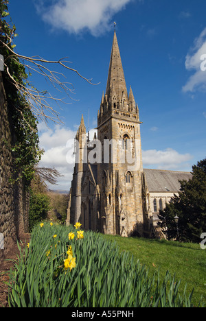 La Cathédrale de Llandaff, Cardiff. Le sud du Pays de Galles. Banque D'Images