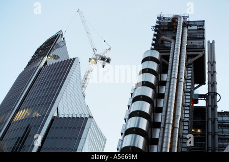 Assurance Lloyds building dans City of London financial district de London England UK Banque D'Images