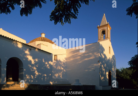 Espagne Ibiza - Sant Joan de Labritja - église Banque D'Images