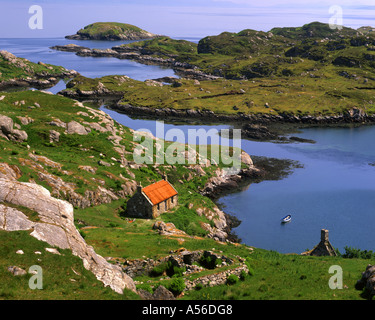 Fr - Scotland : Loch Geocrab sur Isle of Harris Banque D'Images