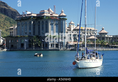Caudan Waterfront, Port Louis, Ile Maurice Banque D'Images