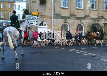 Heythrop Hunt Boxing Day Rencontrez Chipping Norton Oxon 2712 2004 Banque D'Images