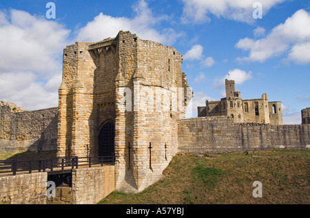 Château de Warkworth Northumberland England UK Banque D'Images