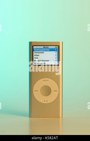 Apple iPod nano II silver Banque D'Images