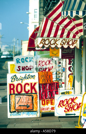 Brighton Rock Shop Banque D'Images