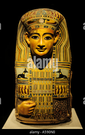 Masque égyptien Égypte 1er siècle après JC Meir Photo Stock - Alamy