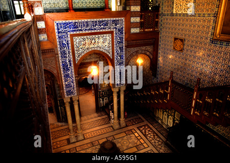 Le Caire Al Manyal Palace Mohammad Ali Tawfiq Museum Egypte Banque D'Images